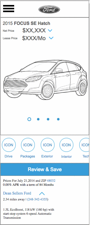 Responsive components at small screen size