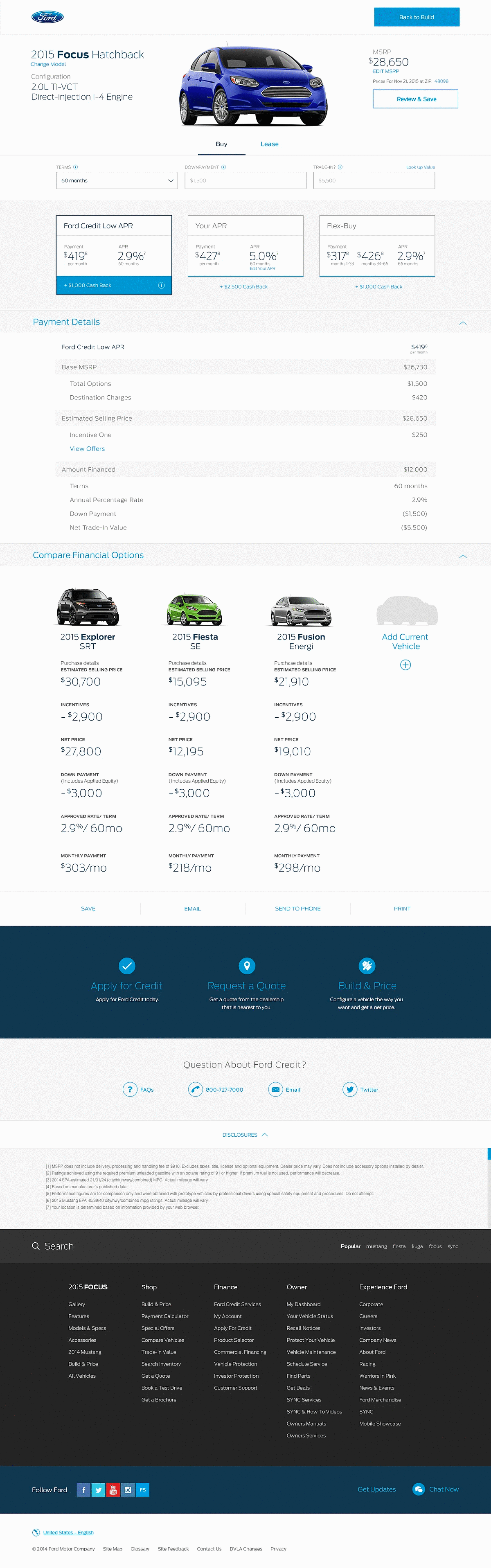 Payment calculator