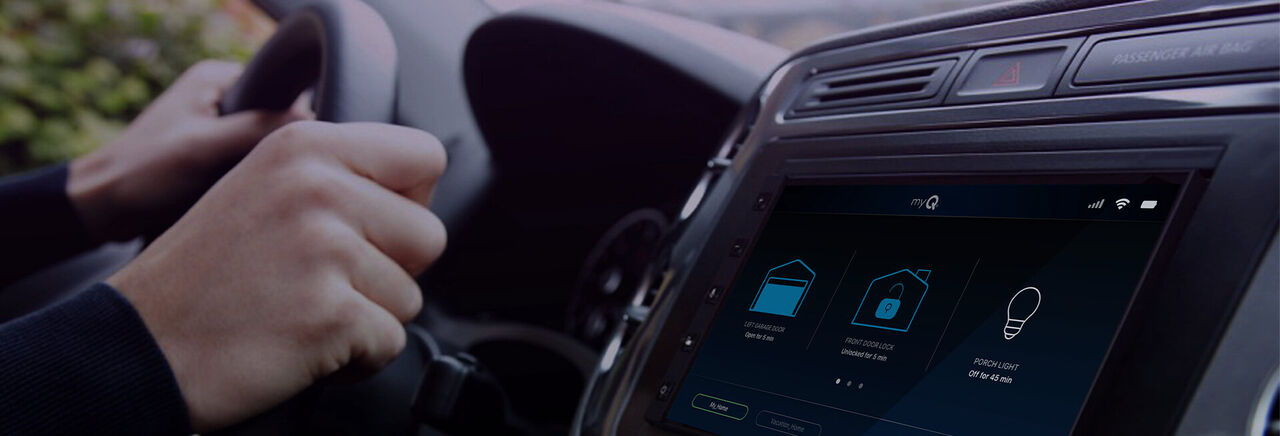 myQ Smart Vehicle Access hero